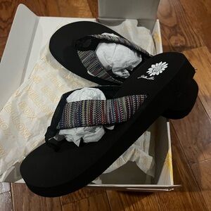 New in box Yellowbox flip flops.  Size 7.5 Women’s.